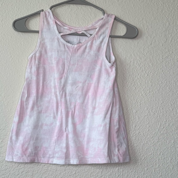 Minnie Mouse Pink & White Tie Dye Tank Top - Picture 2 of 3